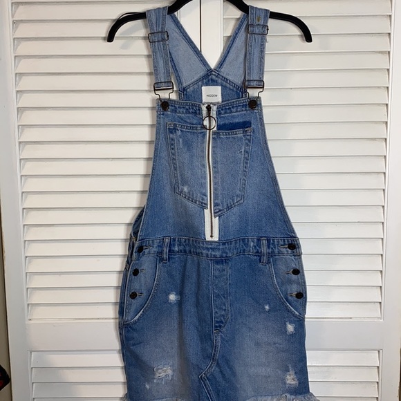 HIDDEN Denim Overall Skirt - Picture 4 of 15